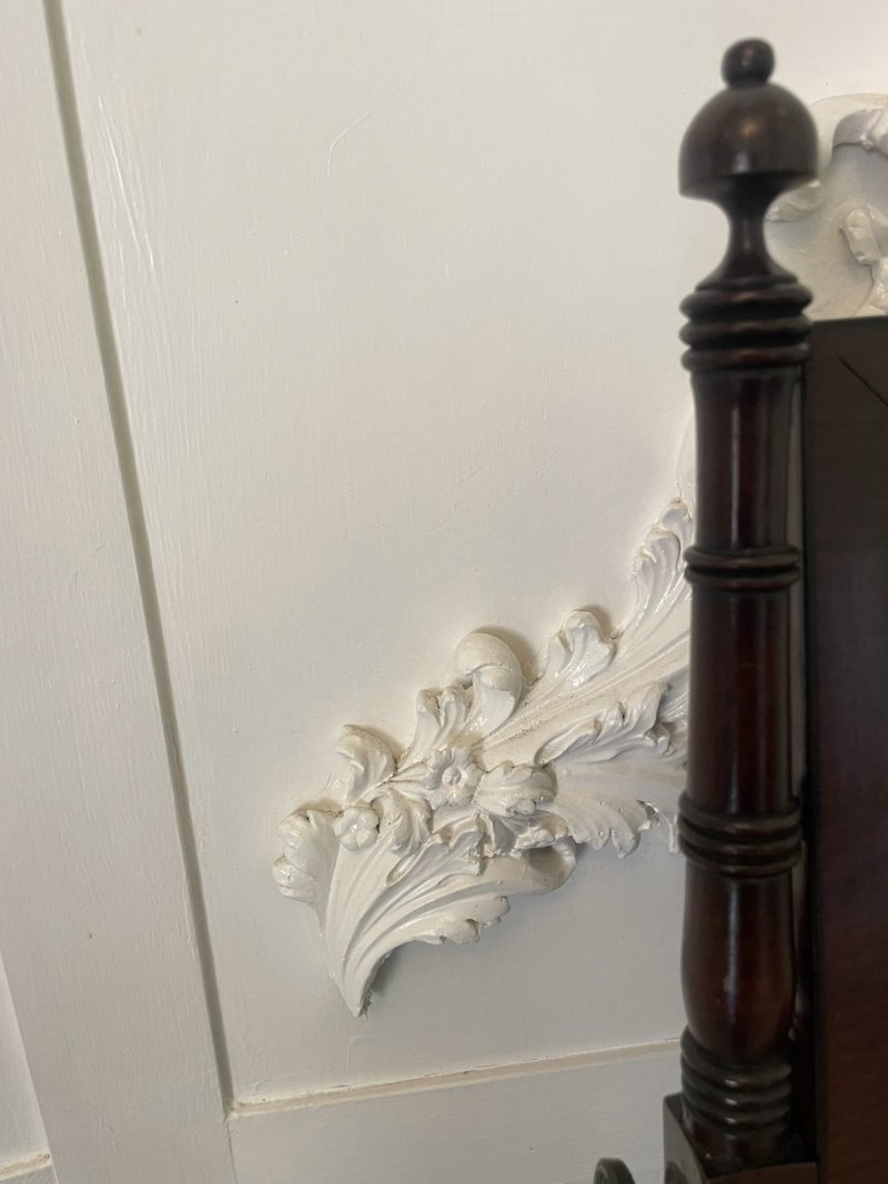 Antique George III Mahogany Dressing Table Mirror - Image 6